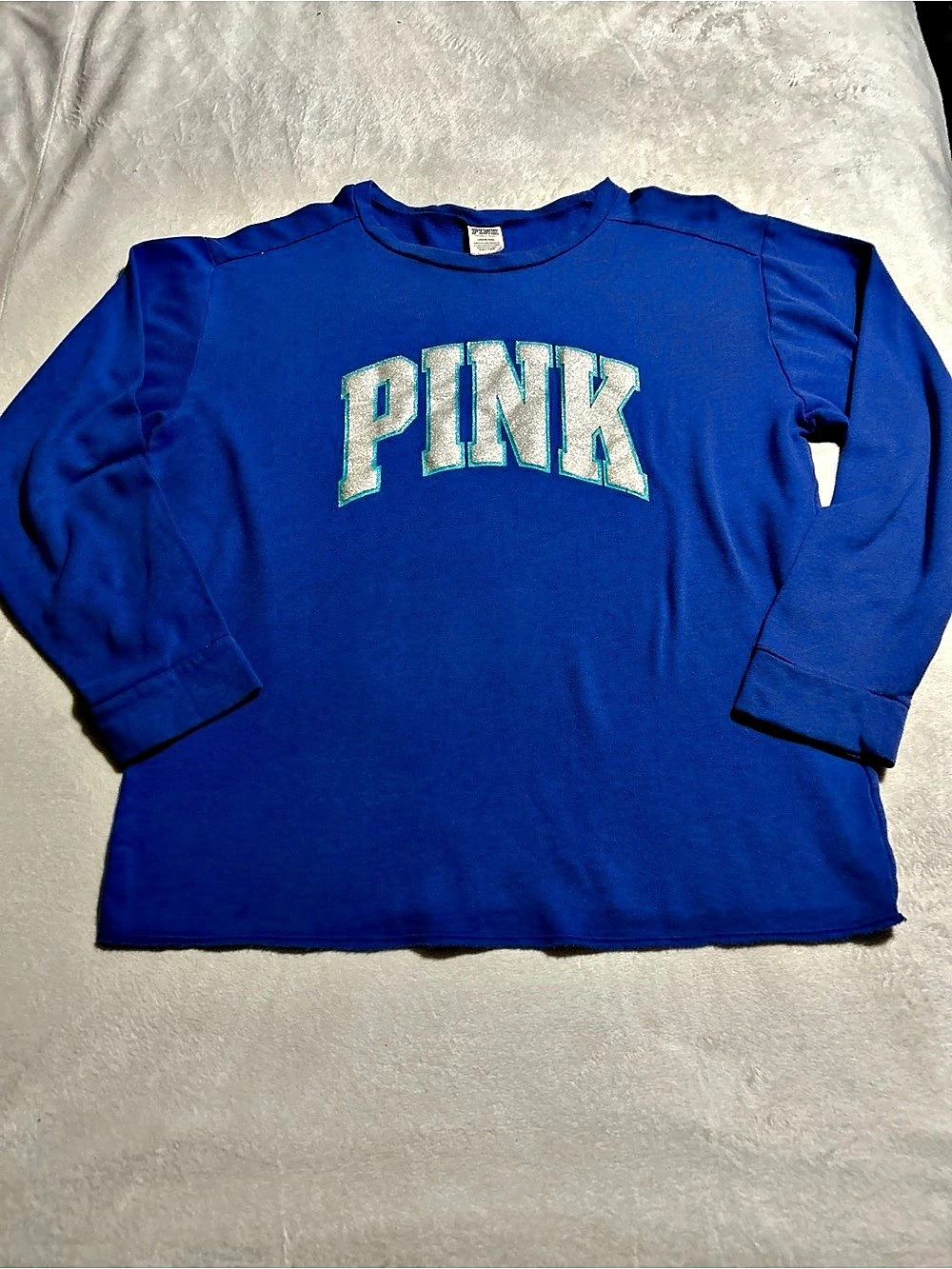 PINK Long Sleeve Graphic Top Like New Large